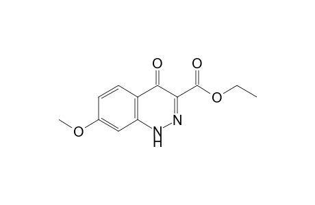 1,4-dihydro-7-methoxy-4-oxo-3-cinnolinecarboxylic acid, ethyl ester