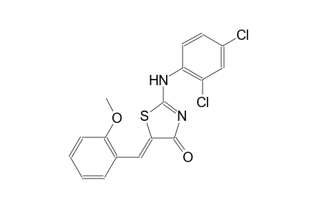 (5Z)-2-(2,4-dichloroanilino)-5-(2-methoxybenzylidene)-1,3-thiazol-4(5H)-one