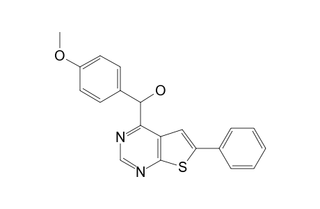 4-METHOXYPHENYL-(6-PHENYLTHIENO-[2,3-D]-PYRIMIDIN-4-YL)-METHANOL
