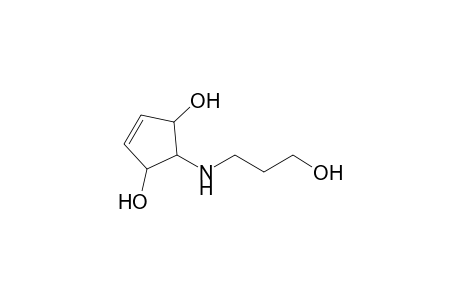 2-[(3'-Hydroxypropyl)amino]cyclopent-4-ene-1,3-diol