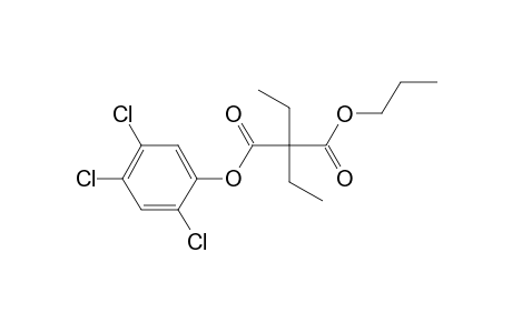 Diethylmalonic acid, propyl 2,4,5-trichlorophenyl ester