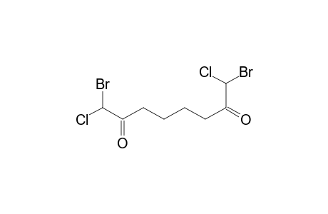 1,8-Dibromo-1,8-dichlorooctan-2,7-dione