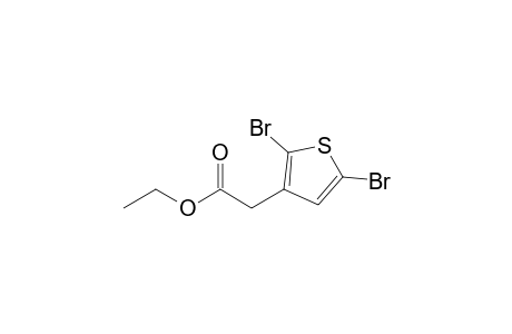 2-(2,5-dibromo-3-thienyl)acetic acid ethyl ester