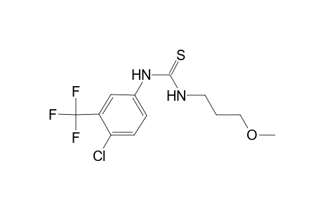 N-[4-chloro-3-(trifluoromethyl)phenyl]-N'-(3-methoxypropyl)thiourea