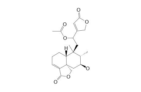 12-ACETOXY-7-BETA-HYDROXY-3,13(14)-CLERODAN-DIEN-18,19:15,16-DIOLIDE