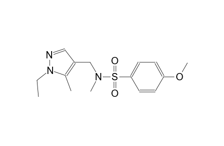 benzenesulfonamide, N-[(1-ethyl-5-methyl-1H-pyrazol-4-yl)methyl]-4-methoxy-N-methyl-