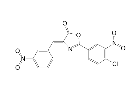 Oxazol-5(4H)-one, 2-(4-chloro-3-nitrophenyl)-4-(3-nitrobenzylideno)-