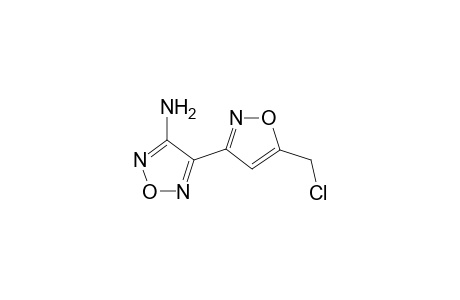 3-(4-Aminofurazan-3-yl)-5-chloromethyl-isoxazole