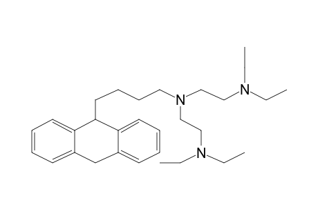 Anthracene, 9,10-dihydro-9-(N,N-bis[2-(diethylamino)ethyl]amino-1-butyl)-