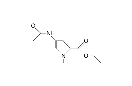 4-acetamido-1-methylpyrrole-2-carboxylic acid, ethyl ester