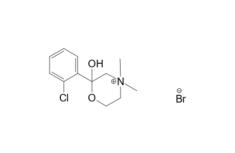 2-(2-Chloro-phenyl)-2-hydroxy-4,4-dimethyl-morpholin-4-ium bromide