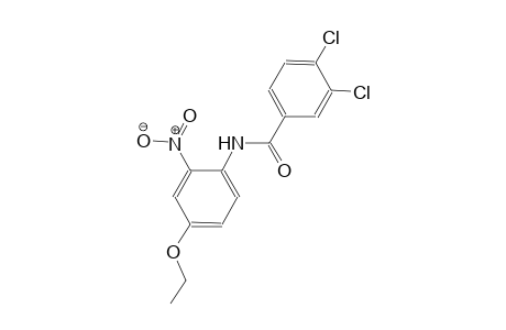 3,4-dichloro-N-(4-ethoxy-2-nitrophenyl)benzamide