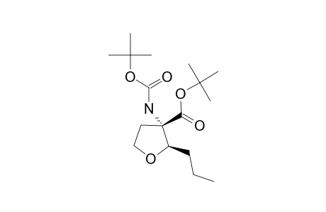 (TRANS)-TERT.-BUTYL-3-(TERT.-BUTOXYCARBONYLAMINO)-2-PROPYLTETRAHYDROFURAN-3-CARBOXYLATE