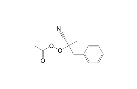 Ethaneperoxoic acid, 1-cyano-1-methyl-2-phenylethyl ester