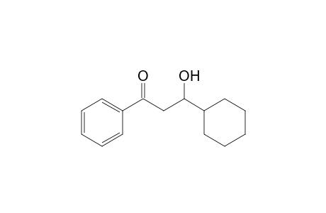 3-Cyclohexyl-3-hydroxy-1-phenylpropan-1-one