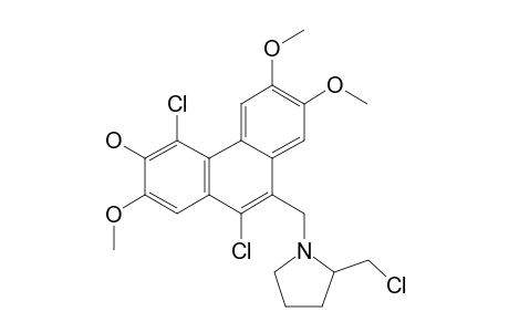 N-(4,10-DICHLORO-3-HYDROXY-2,6,7-TRIMETHOXYPHENANTHR-9-YLMETHYL)-2-CHLOROMETHYL-PYRROLIDINE