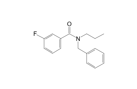 Benzamide, 3-fluoro-N-benzyl-N-propyl-