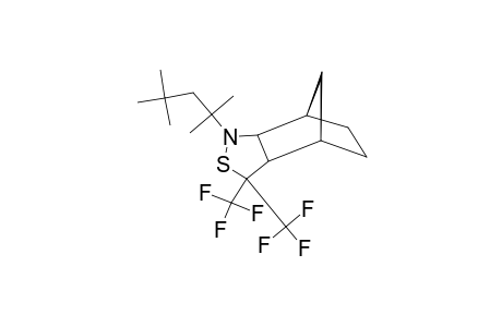 3-(1,1,3,3-Tetramethylbutyl)-5,5-bis(trifluoromethyl)-4-thia-3-azatricyclo[5.2.1.0(2,6)]decane