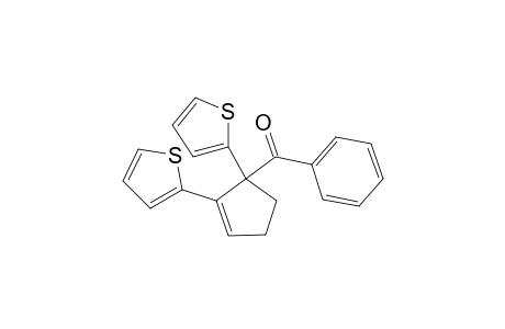 (1,2-Di(thiophen-2-yl)cyclopent-2-en-1-yl)(phenyl)methanone