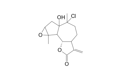10.alpha.-Chloro-1.beta.-hydroxy-3.beta.,4.beta-epoxyarglabin