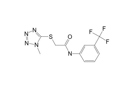 Acetamide, 2-(1-methyl-1H-tetrazol-5-ylthio)-N-(3-trifluoromethylphenyl)-