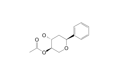 (2S*,4R*,5R*)-5-Acetoxy-2-phenyltetrahydropyran-4-ol