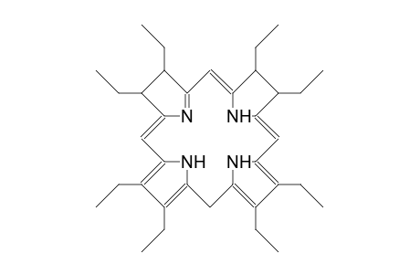 trans, cis,trans-2,3,7,8,12,13,17,18-Octaethyl-2,3,7,8,15,23-hexahydro-porphyrin