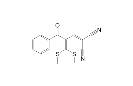 2-[2-Benzoyl-3,3-bis(methylsulfanyl)-2-propenylidene]malononitrile