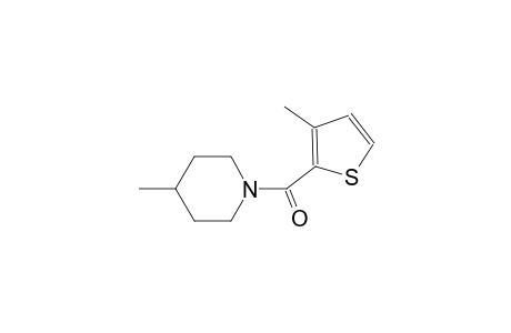 4-methyl-1-[(3-methyl-2-thienyl)carbonyl]piperidine