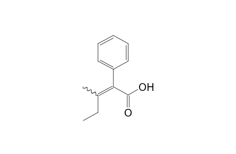 3-Methyl-2-phenyl-2-pentenoic acid