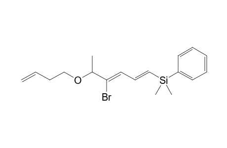 [(1E,3Z)-4-bromanyl-5-but-3-enoxy-hexa-1,3-dienyl]-dimethyl-phenyl-silane
