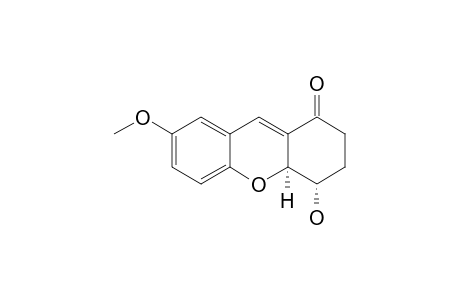 7-METHOXY-4-HYDROXY-2,3,4,4A-TETRAHYDRO-1H-XANTHEN-1-ONE;CIS-ISOMER