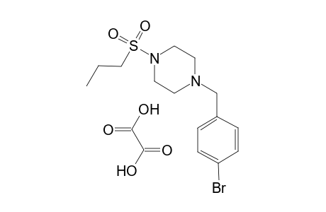 1-(4-Bromobenzyl)-4-(propylsulfonyl)piperazine oxalate