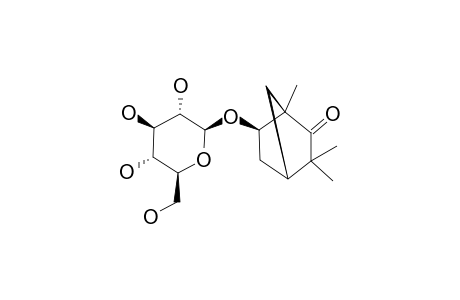 (1R,4S,6R)-6-HYDROXYFENCHAN-2-ONE-6-O-BETA-D-GLUCOPYRANOSIDE