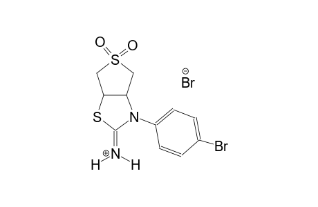 3-(4-bromophenyl)tetrahydrothieno[3,4-d][1,3]thiazol-2(3H)-iminium 5,5-dioxide bromide
