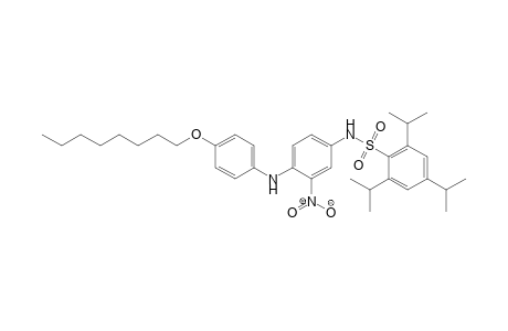 Benzenesulfonamide, 2,4,6-tris(1-methylethyl)-N-[3-nitro-4-[[4-(octyloxy)phenyl]amino]phenyl]-