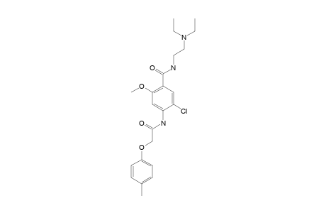 6'-chloro-4'-{[2-(diethylamino)ethyl]carbamoyl}-2-(p-tolyloxy)-m-acetanisidide