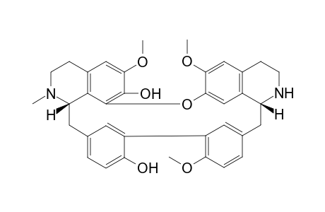 2H,16H-1,24-Etheno-6,10:11,15-dimethenopyrido[2',3':17,18]oxacycloei cosino[2,3,4-ij]isoquinoline, rodiasine deriv.