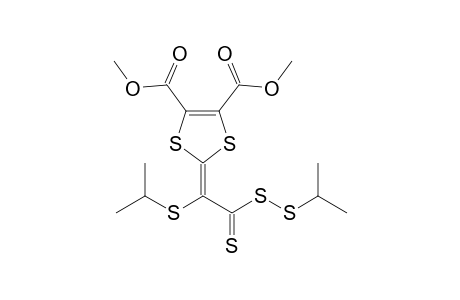 DIMETHYL-6-ISOPROPYLTHIO-6-[(ISOPROPYLDITHIO)-THIOCARBONYL]-1,4-DITHIAFULVENE-2,3-DICARBOXYLATE