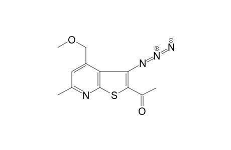 1-(3-Azido-4-methoxymethyl-6-methyl-thieno[2,3-b]pyridin-2-yl)-ethanone