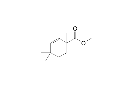 1,4,4-Trimethylcyclohex-2-enecarboxylic acid, methyl ester