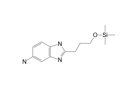 3-(5-Amino-1H-benzimidazol-2-yl)-1-propanol, tms derivative