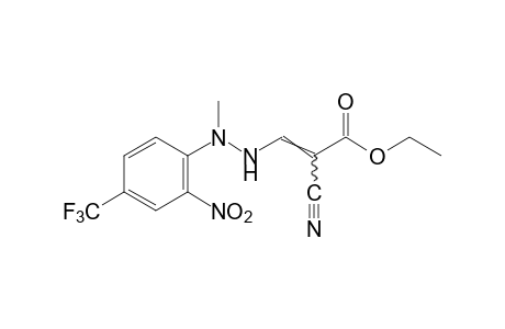 2-CYANO-3-[2-METHYL-2-(2-NITRO-alpha,alpha,alpha-TRIFLUORO-p-TOLYL)HYDRAZINO]ACRYLIC ACID, ETHYL ESTER