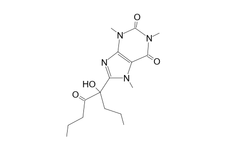 8-(1'-Hydroxy-2'-oxo-1'-propylpentyl)caffeine