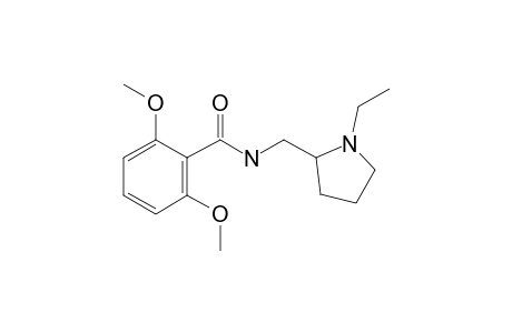 N-[(1-ethylpyrrolidin-2-yl)methyl]-2,6-dimethoxybenzamide