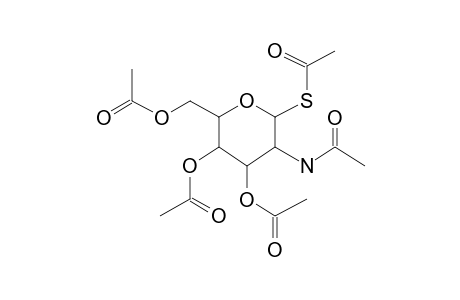 2-Acetamido-1-S-acetyl-3,4,6-tri-o-acetyl-2-deoxy-1-thio-.beta.-D-glucopyranose