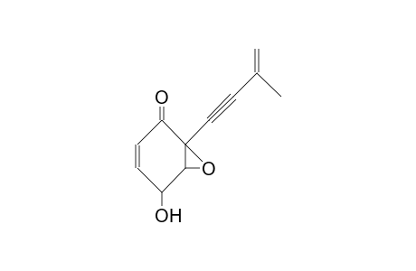 7-Oxabicyclo[4.1.0]hept-3-en-2-one, 5-hydroxy-1-(3-methyl-3-buten-1-ynyl)-