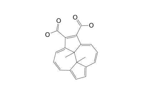 Dicyclopenta[ef,kl]heptalene-1,2-dicarboxylic acid, 10b,10c-dihydro-10b,10c-dimethyl-, trans-