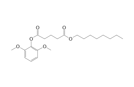 Glutaric acid, 2,6-dimethoxyphenyl octyl ester