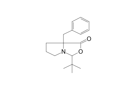 1H,3H-Pyrrolo[1,2-c]oxazol-1-one, 3-(1,1-dimethylethyl)tetrahydro-7a-(phenylmethyl)-, (3R-cis)-